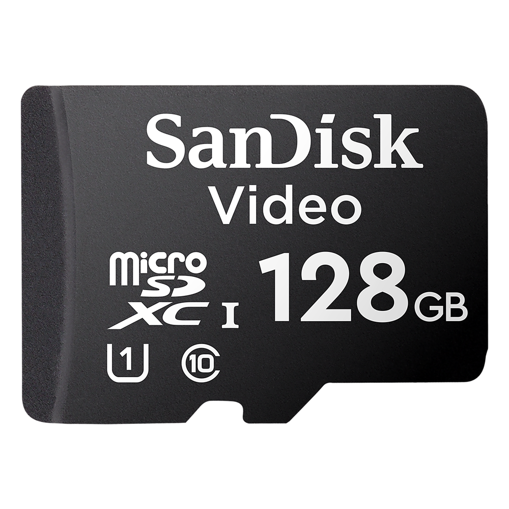 Memoria microSD SanDisk 128GB / Alta Resistencia / Videovigilancia / Clase 10