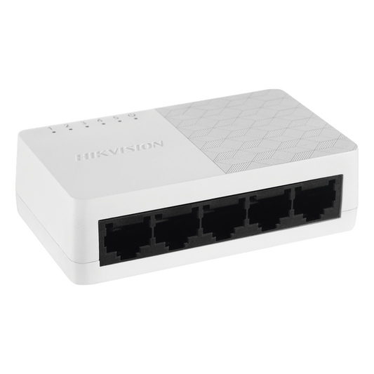 Switch No Administrable de 5 Puertos para Escritorio / Fast Ethernet  10 / 100 Mbps / Diseño Compacto y Estetico