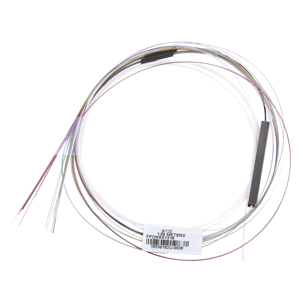 Divisor Óptico (Splitter) Tipo PLC, de 1x16, Sin Conectores