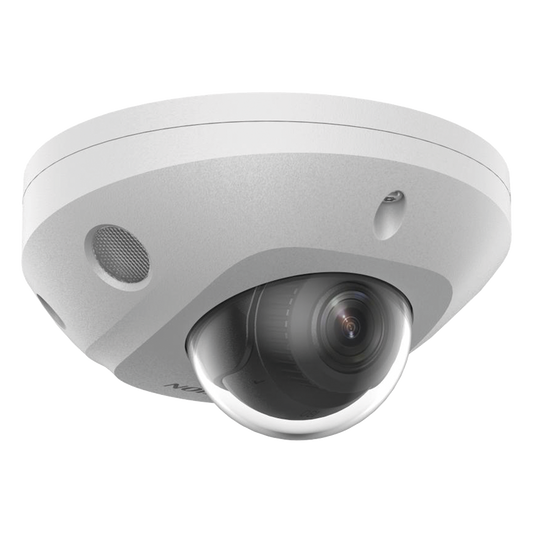 [Dual Light + 2 Micrófonos Integrados] Mini Domo IP 6 Megapixel / Lente 2.8 mm / 30 mts Luz Blanca + 30 mts IR / ACUSENSE / Exterior IP67 / IK8 /  WDR 120 dB / PoE / ONVIF / Micro SD / ACUSEEK