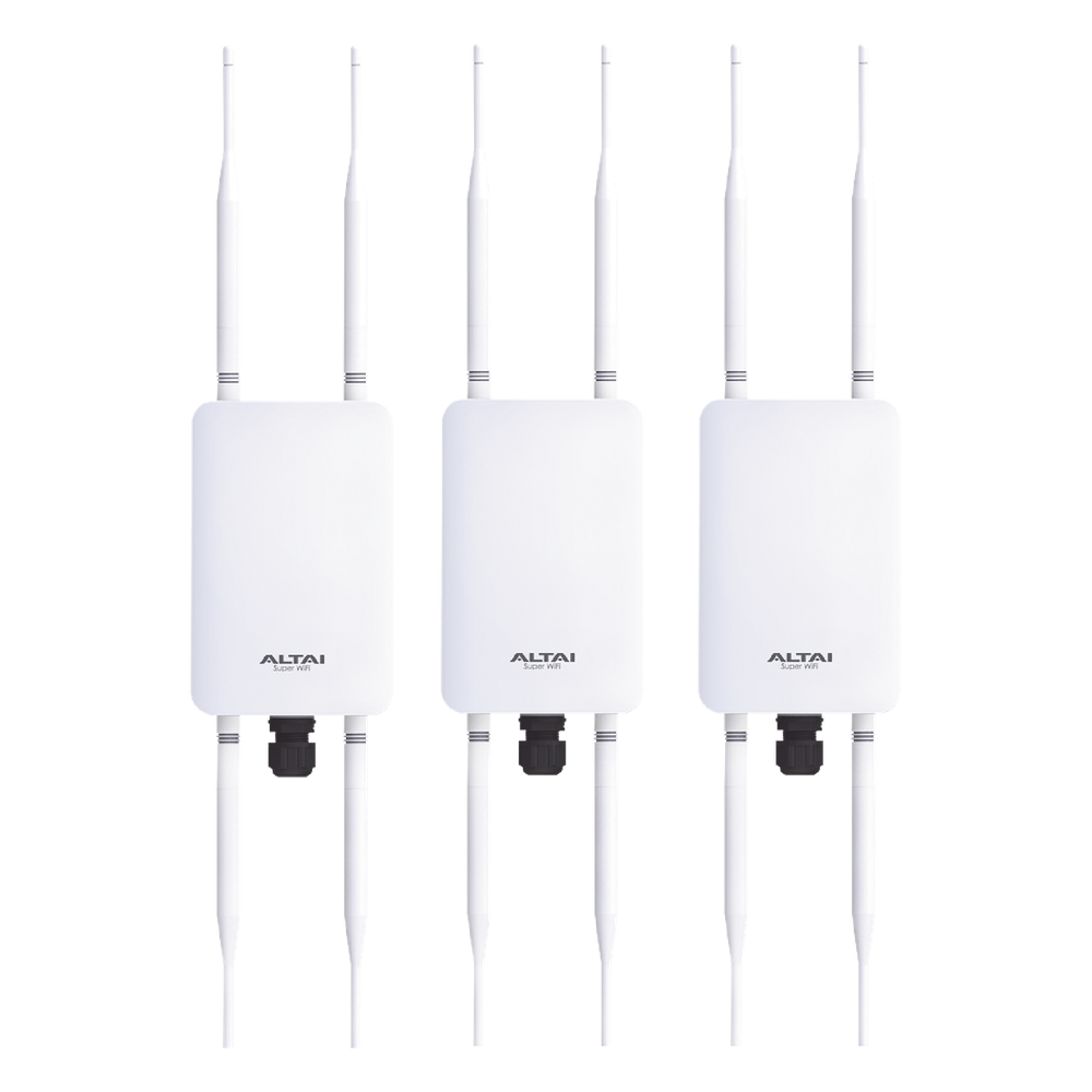Kit 3 Puntos de Acceso CX-200, Wave2, Dual Band, Antenas Omnidireccionales 5 dBi