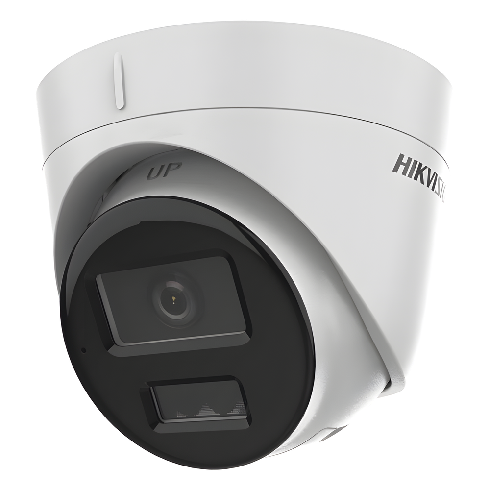 [Dual Light] Turret IP 2 Megapixel / Lente 2.8 mm / 30 mts IR + 30 mts Luz Blanca / Micrófono Integrado / ACUSENSE Lite / Exterior IP67 / H.265 / PoE / ONVIF / Micro SD