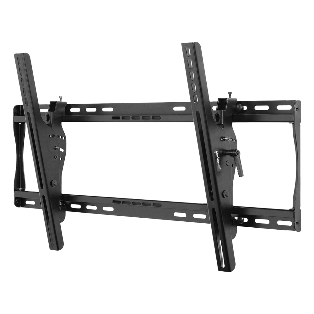 Montaje de pared Universal con inclinacion para Pantallas de 40" a 75" / Inclinación +15° a -5° / Capacidad Carga 79 kg / Sistema Hook-and-Hang Instalación Individual
