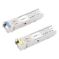 Transceptores Ópticos Bidireccionales SFP (Mini-Gbic) / Monomodo 1310 & 1550 nm / 1.25 Gbps / 1000BASE-BX / Conector LC/UPC Simplex / DDM / Hasta 40 km / 2 Piezas