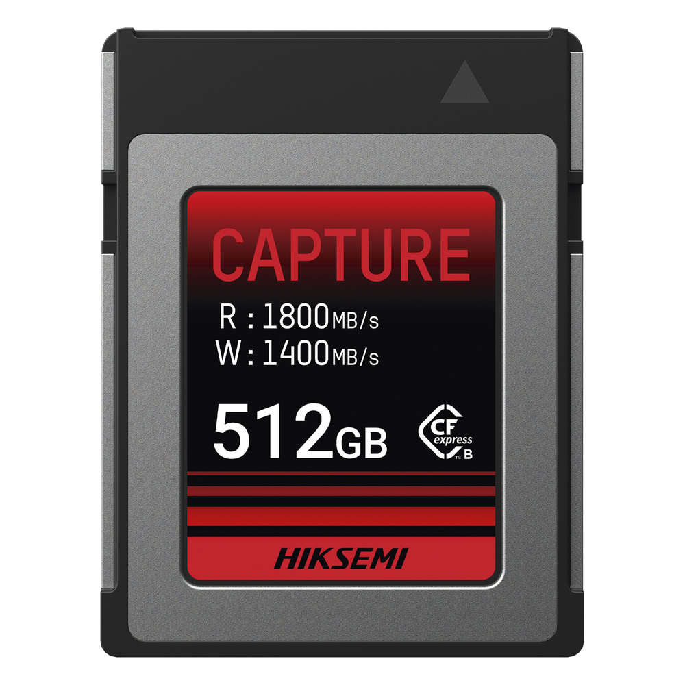 Memoria CFexpress Tipo B / 512 GB / 1800 MB/s Lectura / 1700 MB/s Escritura / Video 8K / PCIe Gen 3×2