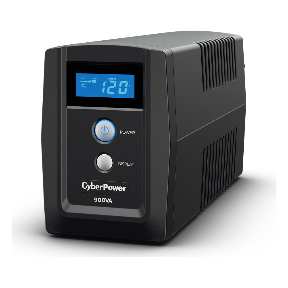 UPS de 900 VA/420 W, Topología Línea Interactiva, Entrada 120 Vca NEMA 5-15P, y 6 Salidas NEMA 5-15R, Con Regulador de Voltaje (AVR)