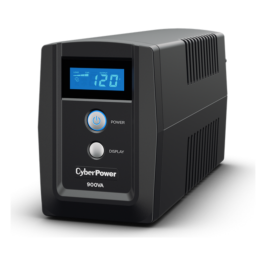 UPS de 900 VA/420 W, Topología Línea Interactiva, Entrada 120 Vca NEMA 5-15P, y 6 Salidas NEMA 5-15R, Con Regulador de Voltaje (AVR)