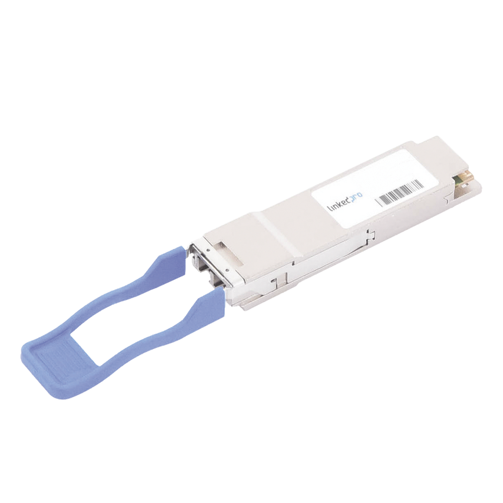 Transceptor Óptico QSFP28 (Mini-Gbic) / Monomodo 1310 nm / 100 Gbps / 100GBASE-LR4 / Conectores LC/UPC Dúplex / DDM / Hasta 80 km