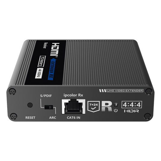 Receptor Compatible para Kits TT- 676 / 4K@60Hz con IR / Distancia de 70 Metros / Conexión en Cascada de hasta 10 Receptores con TT676.