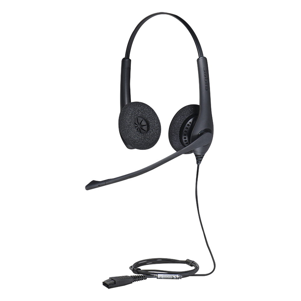 Diadema / Auricular Jabra Biz 1500 Duo / QD / Cancelación de Ruido / Contact Center (1519-0157)