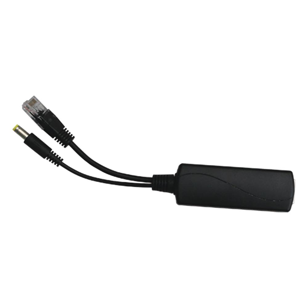 Splitter PoE WI-TEK / Entrada 802.3af/at hasta 30W / Salida 12 Vcc 2A (24W) / Para cámaras IP sin PoE