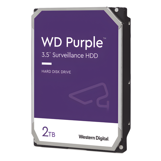 Disco Duro PURPLE de 2TB / 3 AÑOS DE GARANTÍA / Para Videovigilancia