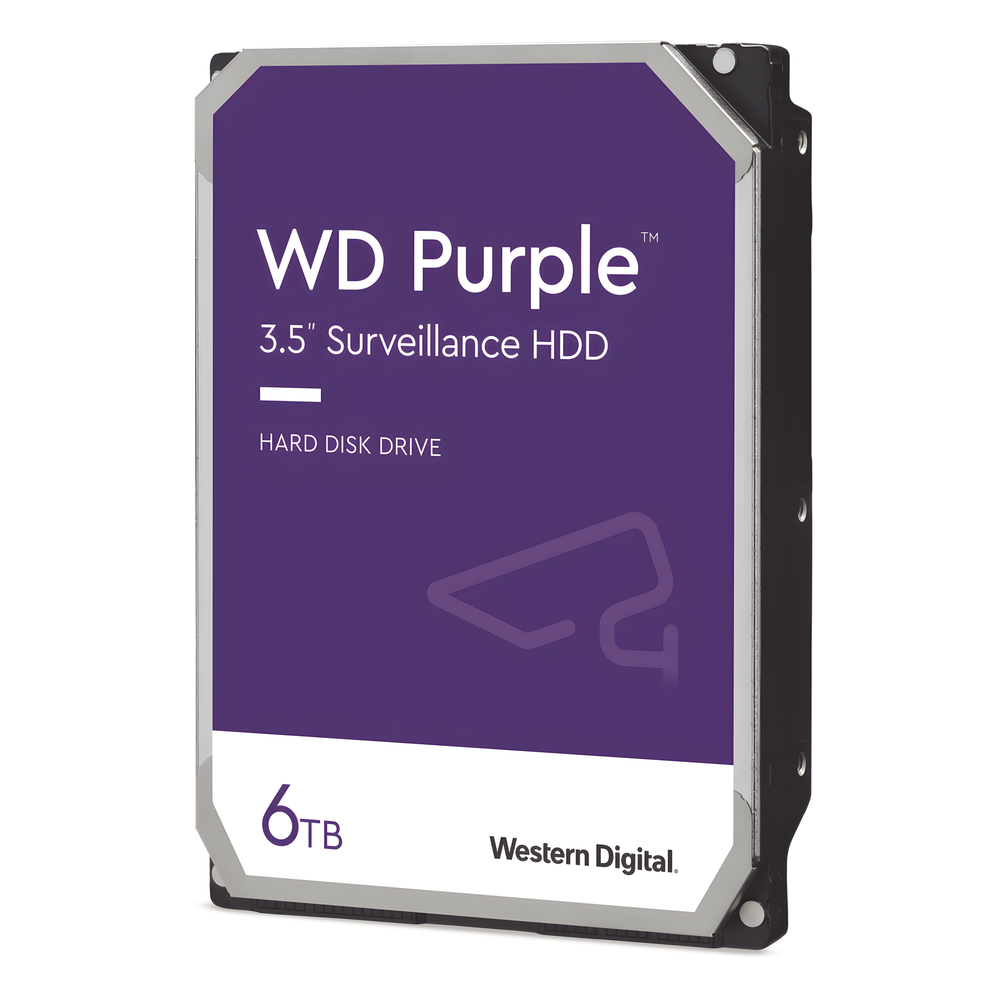 Disco Duro PURPLE de 6TB / 3 AÑOS DE GARANTÍA / Para Videovigilancia
