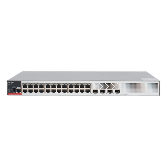 Switch PoE+ Empresarial 370 Watts, Administrable L2+, 24 Puertos Gigabit y 4 Puertos Uplink SFP 2.5G