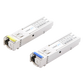 Transceptores Ópticos Bidireccionales SFP (Mini-Gbic) / Monomodo 1310 & 1550 nm / 1.25 Gbps / 1000BASE-BX / Conector LC/UPC Simplex / DDM / Hasta 10 km / 2 Piezas