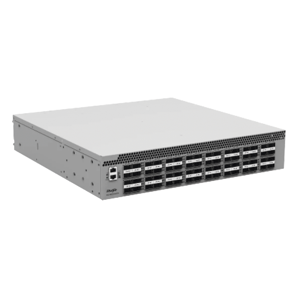 Switch DCI para Data Center / 64 Puertos QSFP28 100GE / 12.8 Tbps / 4,482 Mpps / VXLAN / M-LAG / RDMA / Lossless Ethernet PFC+ECN / 2 RU / Redundancia Hot-Swap