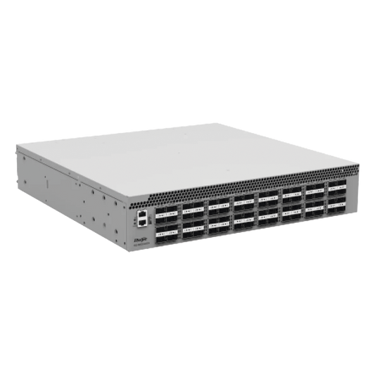 Switch DCI para Data Center / 64 Puertos QSFP28 100GE / 12.8 Tbps / 4,482 Mpps / VXLAN / M-LAG / RDMA / Lossless Ethernet PFC+ECN / 2 RU / Redundancia Hot-Swap