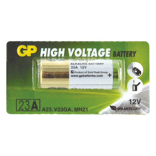 Batería Alcalina Gold Peak 12 V @ 23 Ah ( No recargable )