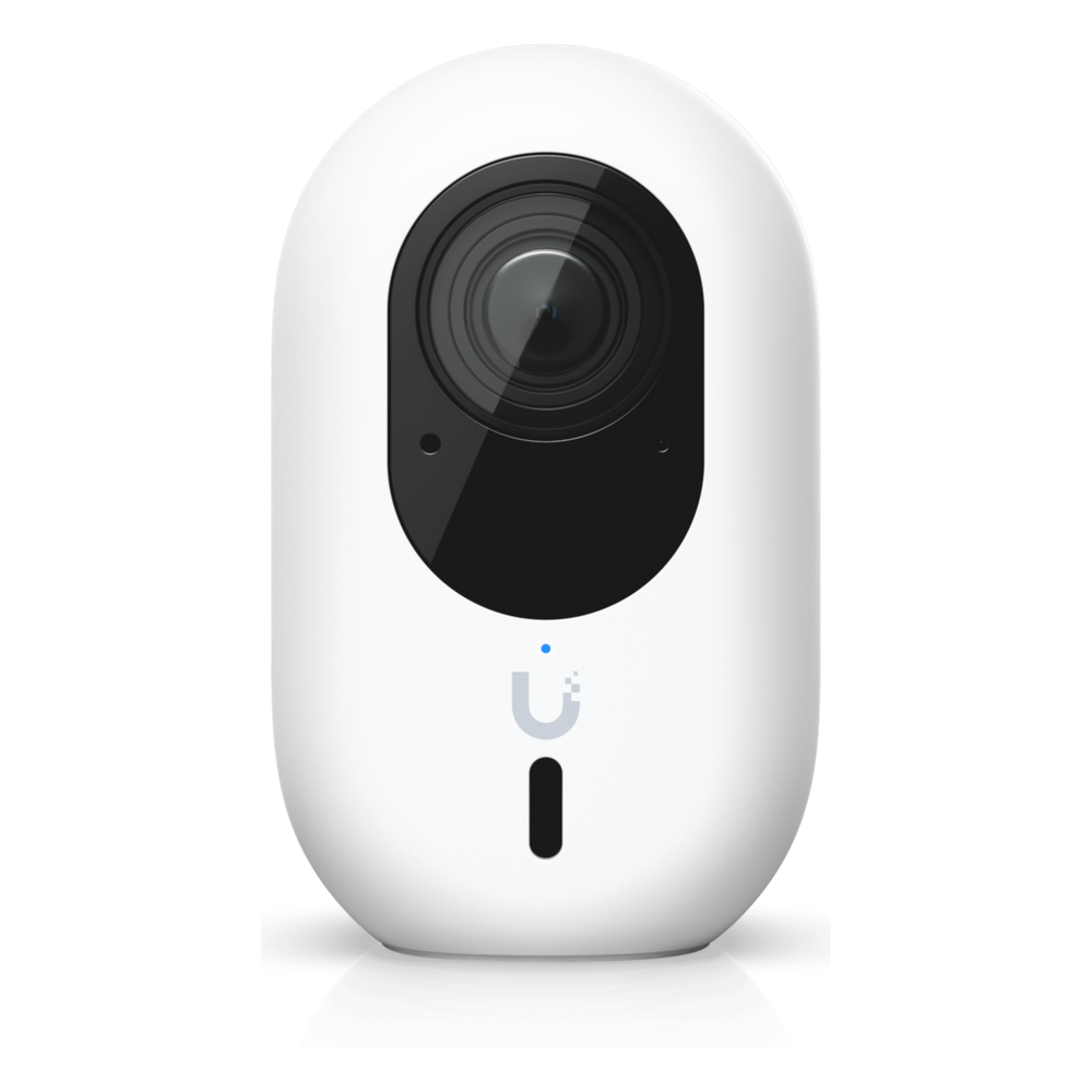 Cámara UniFi Protect G6 Instant con WiFi, 4K, Sensor de Imagen 8MP 1/1.8", Multi-TOPS AI, Audio Bidireccional, Visión Nocturna IR, Protección IPX5, Reconocimiento Facial y de Matrícula