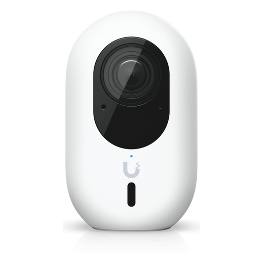 Cámara UniFi Protect G6 Instant con WiFi, 4K, Sensor de Imagen 8MP 1/1.8", Multi-TOPS AI, Audio Bidireccional, Visión Nocturna IR, Protección IPX5, Reconocimiento Facial y de Matrícula