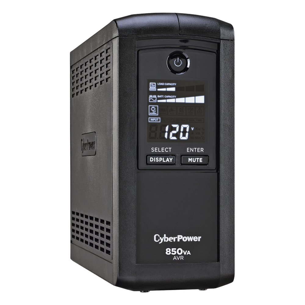 UPS de 850 VA/510 W, Topología Línea Interactiva, Entrada 120 Vca NEMA 5-15P, Tipo Mini Torre, Con 9 Tomas NEMA 5-15R