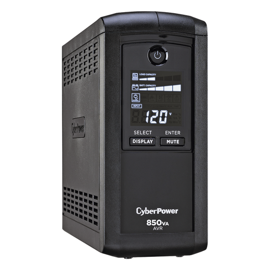 UPS de 850 VA/510 W, Topología Línea Interactiva, Entrada 120 Vca NEMA 5-15P, Tipo Mini Torre, Con 9 Tomas NEMA 5-15R