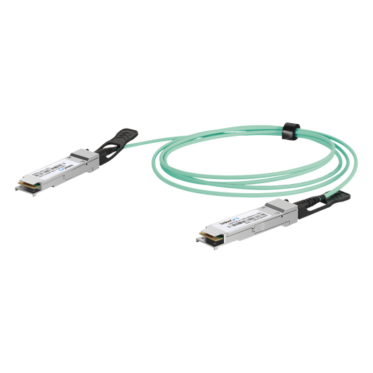 Cable AOC QSFP28 de 100 Gbps a 100 Gbps / Cable de fibra óptica Activo / Longitud: 1 metro