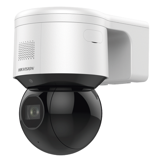 Domo PTZ IP 4 Megapixel / 4X Zoom Óptico / 50 mts IR EXIR / ACUSENSE / Luz Estroboscópica / Sirena Integrada / WDR 120 dB / PoE+ / IP66 / Ultra Baja Iluminación / Micrófono y Bocina Interconstruido / Micro SD