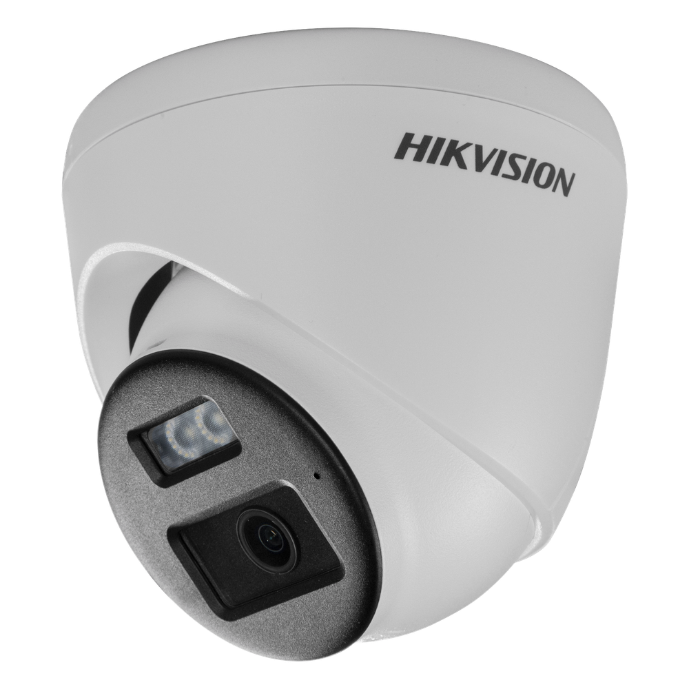 [Audio Bidireccional + Dual Light + ColorVu] Turret TURBOHD 2 Megapixel (1080p) / Lente 2.8 mm / 40 mts IR EXIR + 40 mts Luz Blanca / Micrófono y Bocina Integrado / Exterior IP67 / dWDR