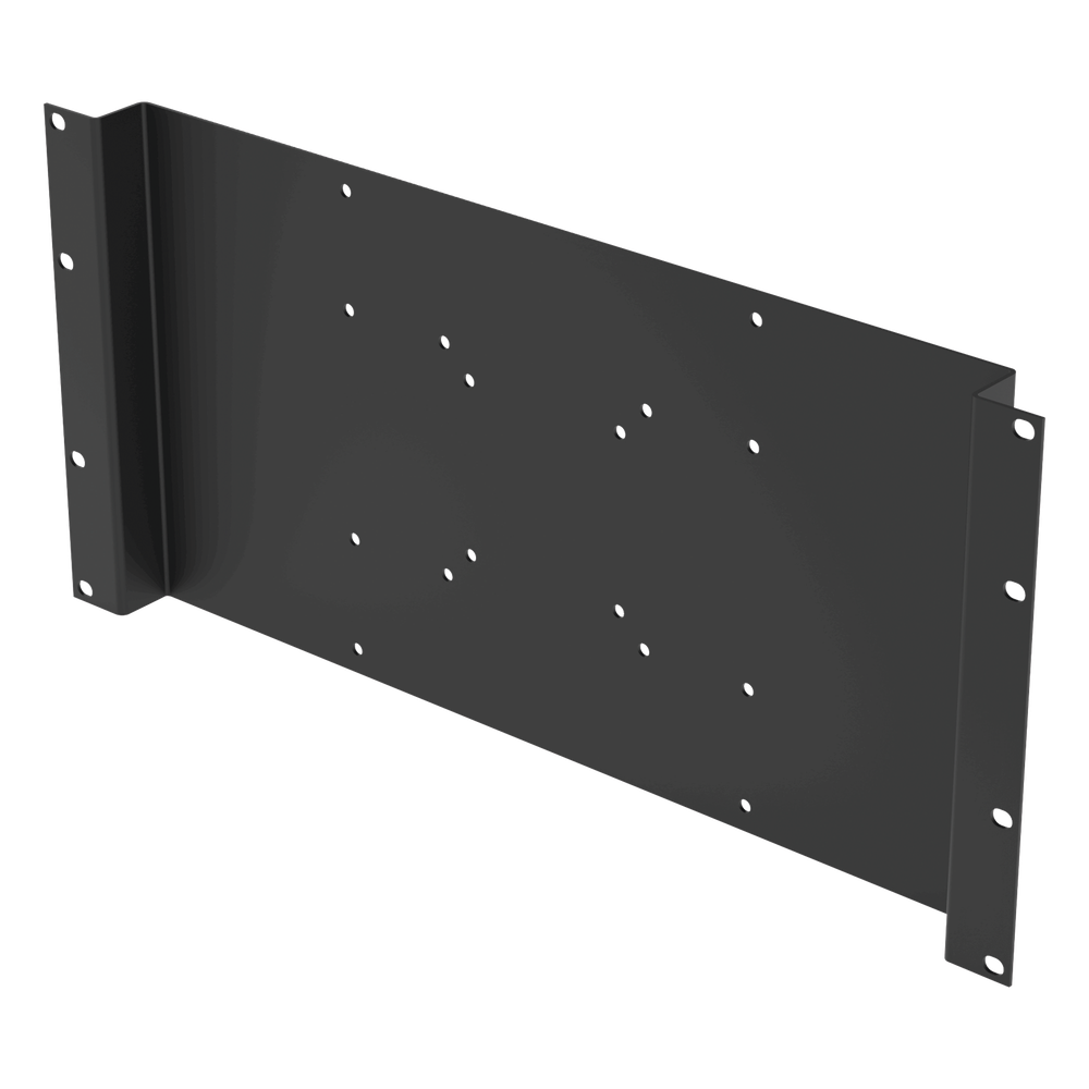 Montaje para Monitor VESA 75x75 hasta 200x200. Compatible con rack 19" 5U.
