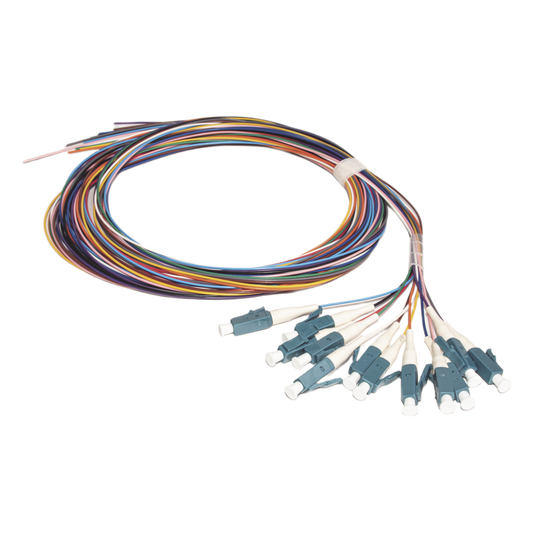 Kit de 12 Pigtails LC/UPC Monomodo 2 Metros (6.56 Pies)