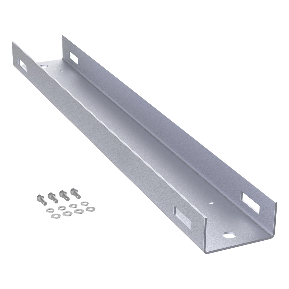 Montaje de Poste Para Gabinetes OSP ComLine de 1200 mm de alto (25 UR), De Aluminio, Color Negro