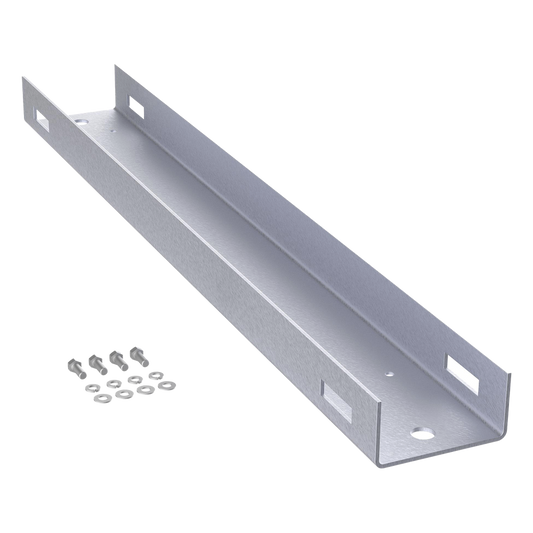 Montaje de Poste Para Gabinetes OSP ComLine de 1200 mm de alto (25 UR), De Aluminio, Color Negro