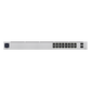 UniFi Switch USW-16-POE Gen2, Capa 2 de 16 puertos (8 puertos PoE 802.3af/at + 8 puertos Gigabit) + 2 puertos 1G SFP, 42W, pantalla informativa