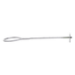 Ancla de Losa o Pared de 63-65 cm. de 13 cm diámetro de argolla Galvanizado por Inmersión.