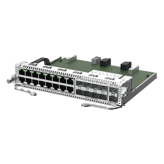 Tarjeta de Red con 16 puertos RJ45 1Gb, 8 puertos SFP 1Gb y 2 puertos SFP+ 10Gb para Chasis RG-NBS6002