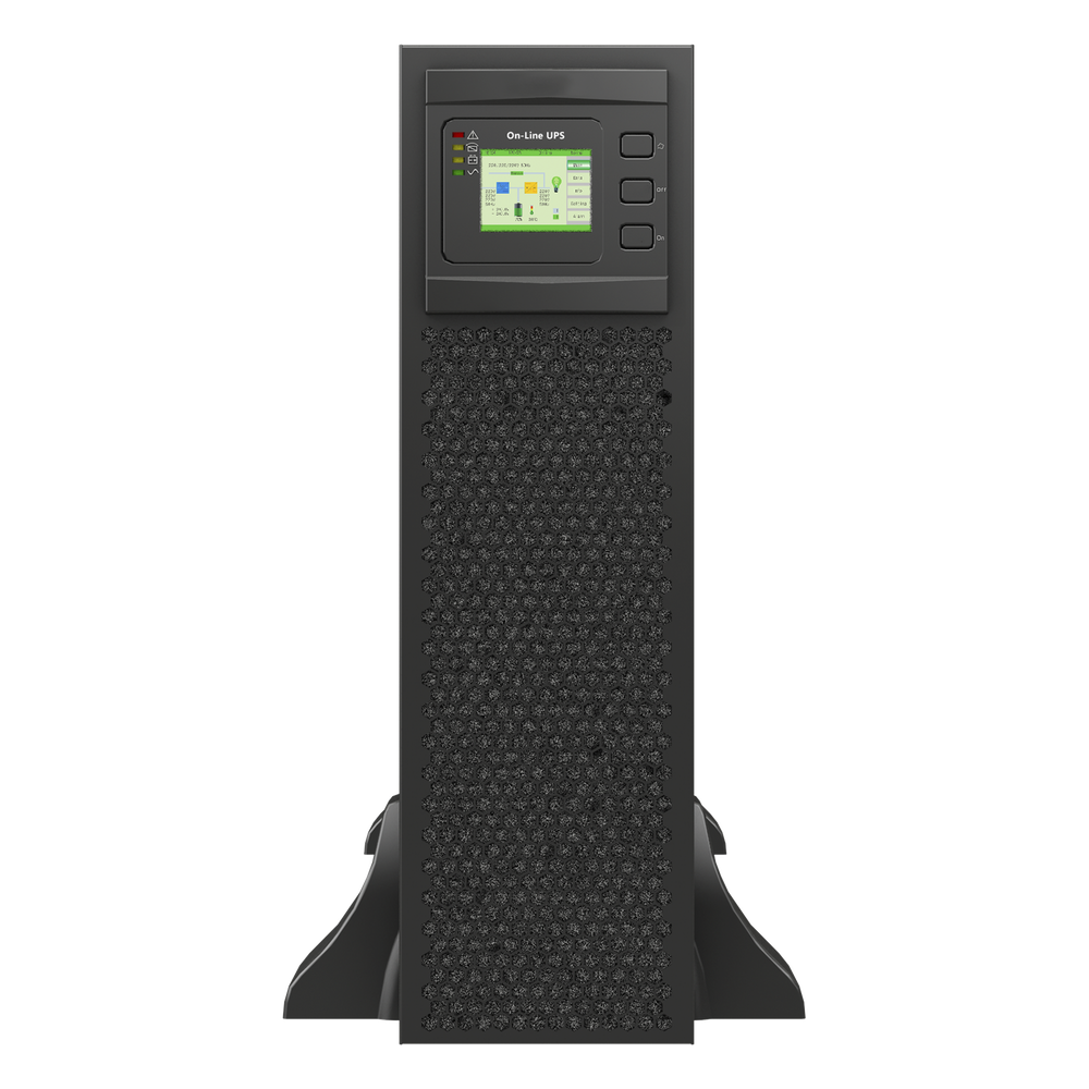 UPS de 10 KVA/10 kW, Online Doble Conversión, 120 Vac de Entrada 3 Fases, Entrada Hardwired, Onda Senoidal Pura, Torre o Rack