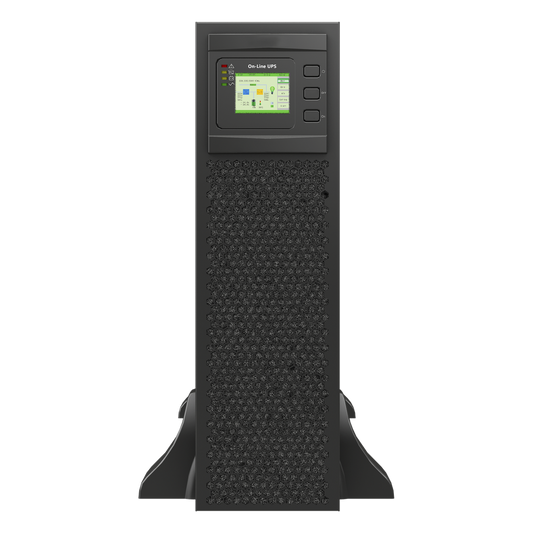 UPS de 10 KVA/10 kW, Online Doble Conversión, 120 Vac de Entrada 3 Fases, Entrada Hardwired, Onda Senoidal Pura, Torre o Rack