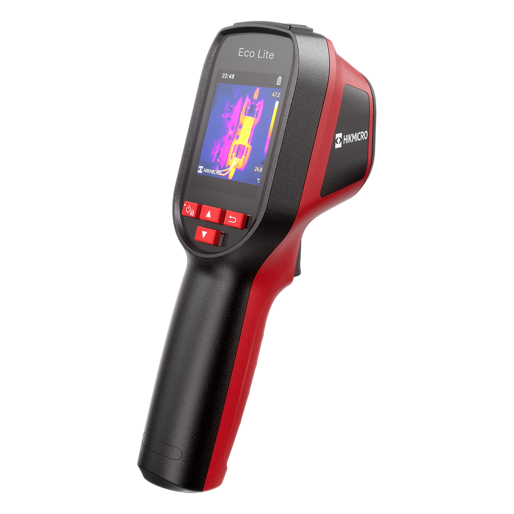 Cámara Térmica Eco Lite / Detector de 96 × 96 Píxeles / Medición de -20 °C a 550 °C / Autonomía 14 Horas / Diseño Compacto IP54 / Ideal para Hogar