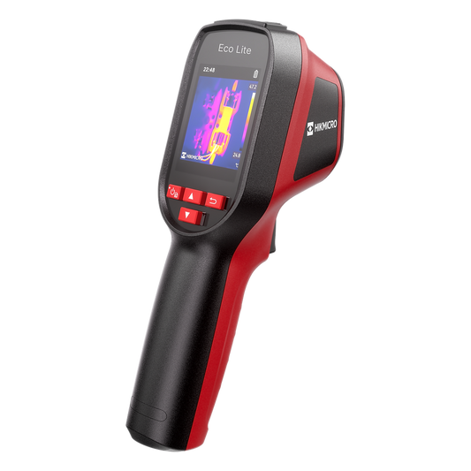 Cámara Térmica Eco Lite / Detector de 96 × 96 Píxeles / Medición de -20 °C a 550 °C / Autonomía 14 Horas / Diseño Compacto IP54 / Ideal para Hogar