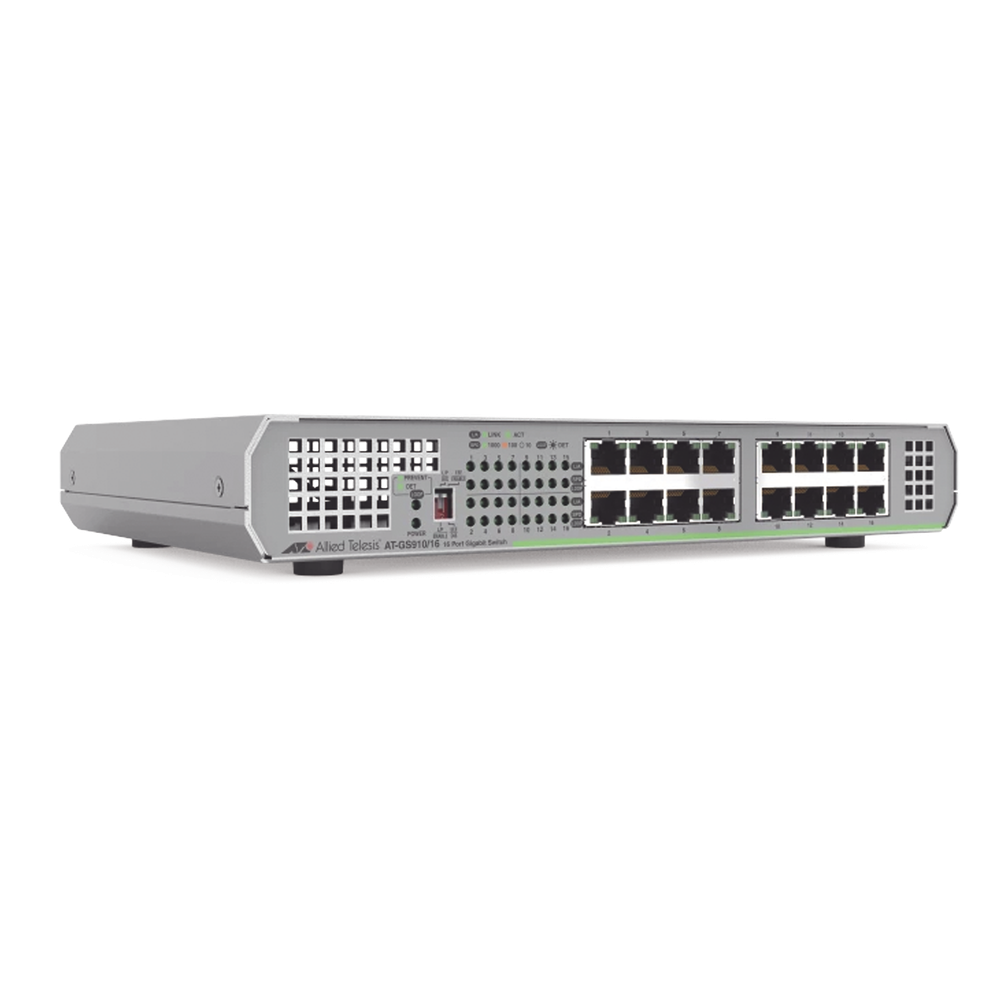 Switch Gigabit Ethernet no administrado 16 puertos 10/100/1000 Mbps