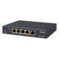 Extensor Ultra PoE de 65 Watts Con 4 Puertos Gigabit de Salida 802.3 af/at