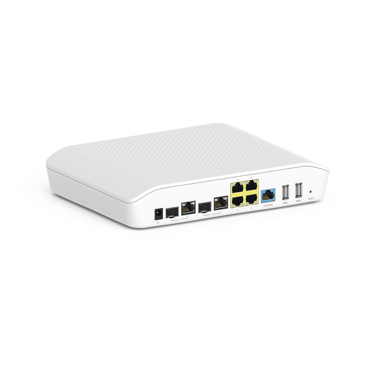 Firewall SD-WAN para PYME NSE3000 / 2 puertos WAN Gigabit + 2 SFP Combo / 4 puertos LAN Gigabit / IDS-IPS y Bloqueo de Aplicaciones / Gestión Cloud cnMaestro / Hasta 1,000 Dispositivos