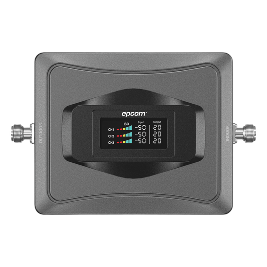 Amplificador de Señal Celular 4G / Mejora las llamadas convencionales y VoLTE / Soporta los datos de las tecnologías 2G, 3G y 4G de TELCEL, AT&T y MOVISTAR / Cubre hasta 1000 m2.
