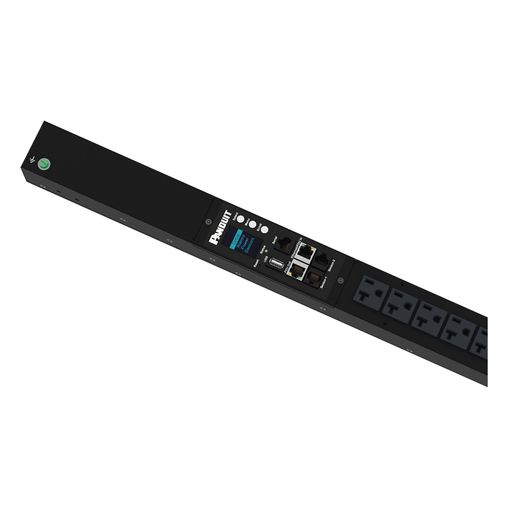 PDU G6 Monitoreable (MI) para Distribución de Energía, Enchufe de Entrada NEMA 5-15P, Con 16 Salidas NEMA 5-20R, de Instalación Vertical, 120 Vca, 15 Amp
