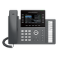 TELÉFONO IP PROFESIONAL DE 12 LÍNEAS / 24 TECLAS DE EXTENSIÓN PROGRAMABLES / WI-FI 6 / POE INTEGRADO / PANTALLA LCD 4.3 PULGADAS / SEGURIDAD DE NIVEL EMPRESARIAL / BLUETOOTH INTEGRADO / COMPATIBLE CON GDMS / AUDIO HD CON NOISE-SHIELD
