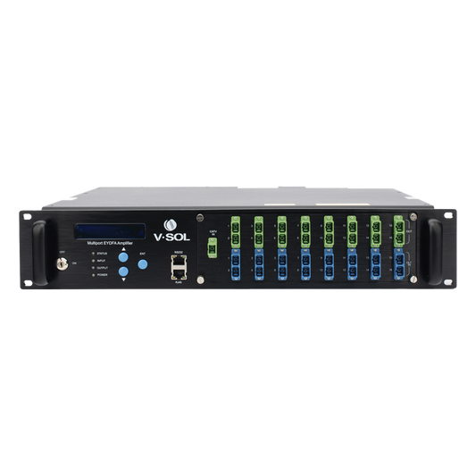 Amplificador Óptico EYDFA de 16 puertos de 1550nm