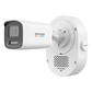 [SOUNDMAX] Cámara Bala TURBOHD 2 Megapixel (1080p) / ColorVu / Audio Bidireccional + Sirena / Luz Blanca 40 m + IR 40 m / IP67 / Luz Dual / Exterior IP67