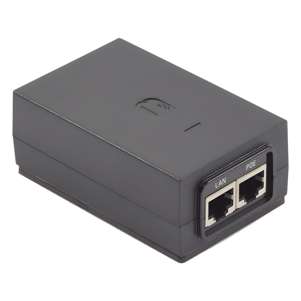 Adaptador PoE Ubiquiti de 24 VDC, 1.0 A Puerto Fast Ethernet