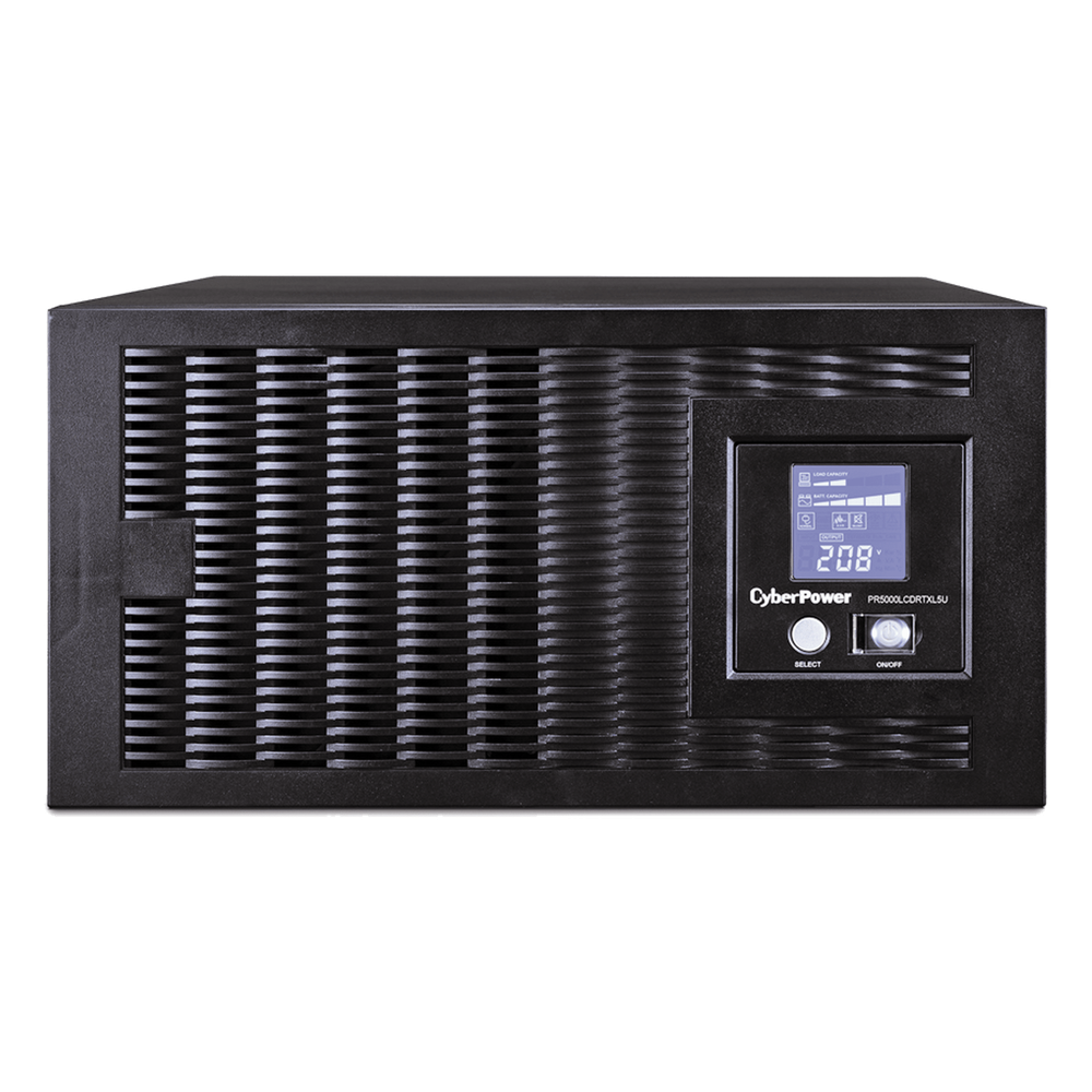 UPS de 5000 VA/4500 W, Topología Línea Interactiva, 200 - 240 Vca de Entrada, 208 Vca de Salida, Onda Senoidal Pura, Torre o Rack 5 UR, Con 3 Tomas NEMA L6-30R y 2 NEMA L6-20R